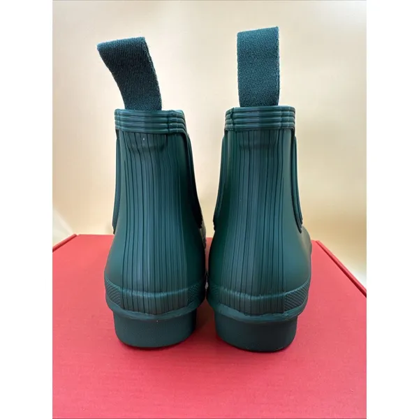 Hunter Original Chelsea Women's Waterproof Ankle Rain Boots, Green Size 6 - Image 5
