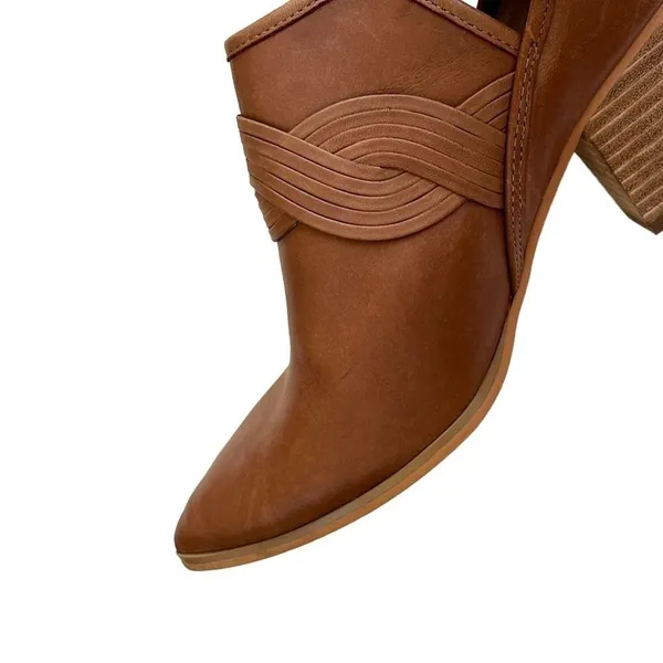 Anthro EUC Lien Do Leather Heeled Booties - Image 3