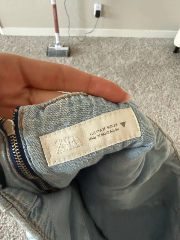 ZARA Jean Dress Denim - Image 3