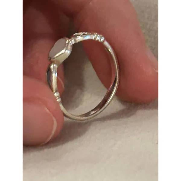 ring band sterling silver 925 beautiful unique size 5.75 - Image 5