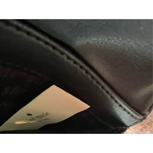 Kate Spade Grant Lane Bright Jewel Stacy Saffiano Leather Wallet‎ Black Multi - Image 6