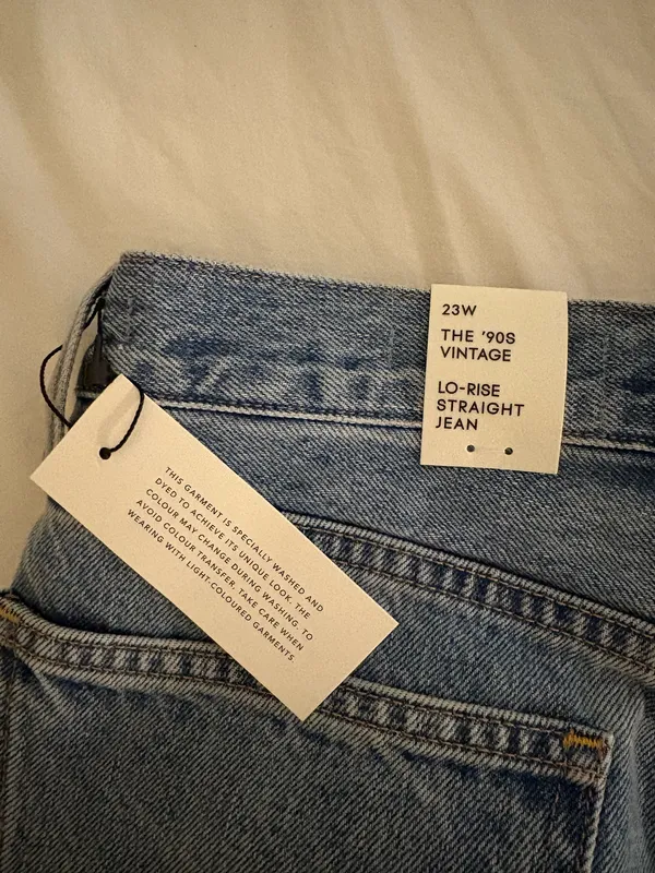 Aritzia Denim Forum the '90s Vintage Lo-Rise Straight Jeans - Image 5