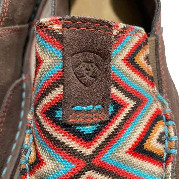 Ariat Cruiser Palm Brown Serape Mesh‎ Slip On Shoes Womens Sz US 9 - Image 8