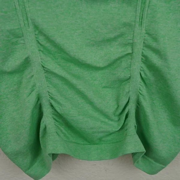 Athleta‎ Green Ruched Performance Top Size S - Image 2