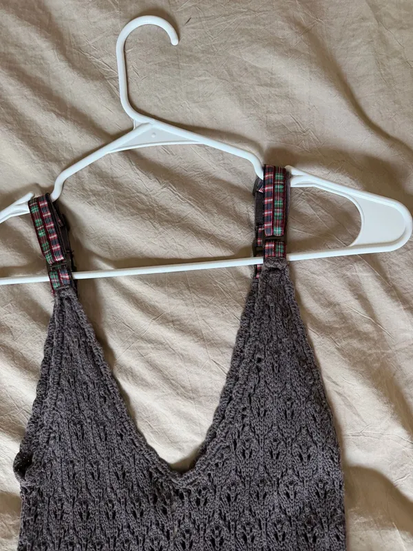 Free People Knit and Wool Mini Dress - Image 3
