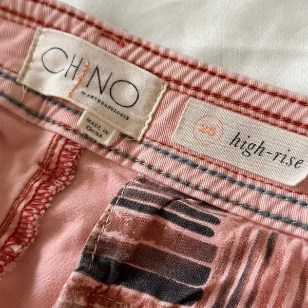 Chino by Anthropology Button Fly High Rise Shorts - Image 4