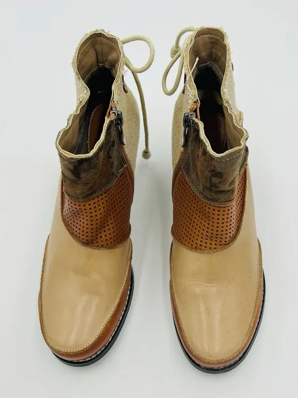 Elite by Conkus Corkys Rags Leather Ankle Boots Women’s Size 10 - Image 2