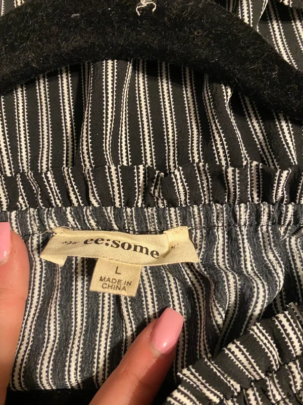 ee:some Strapless Striped Jumpsuit - Image 3