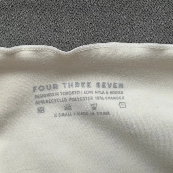 Four Three Seven 437 The Wrap Top CRÈME XS - Image 5