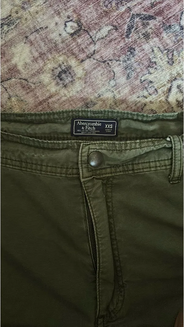 Abercrombie Cargo Green Pants Jogger - Image 2