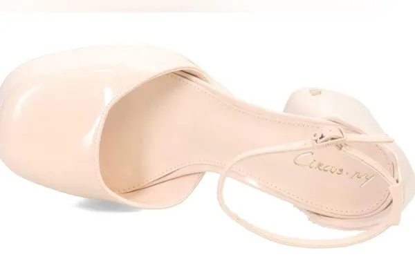 CIRCUS NY BY SAM EDELMAN Rosa Platform Heel Beige Taupe Neutral Monochrome - Image 6