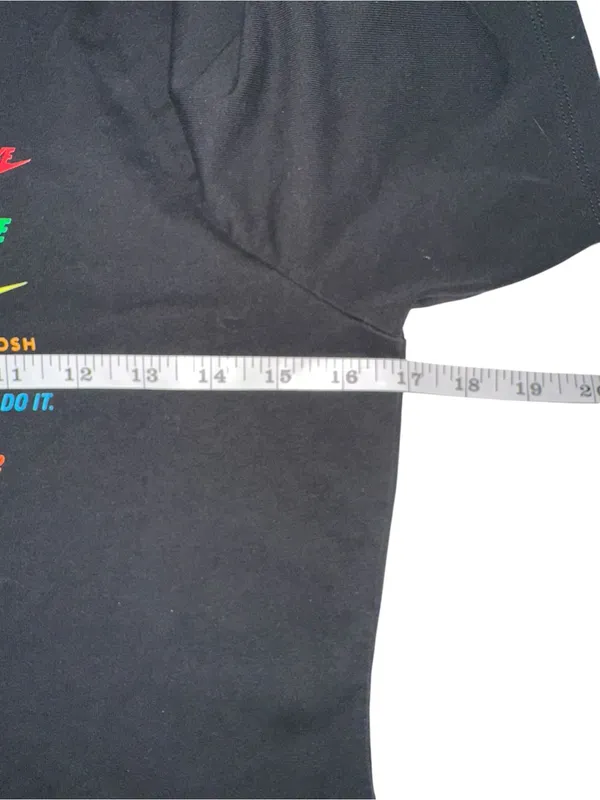 Nike Swoosh Black Logo High Neck Short Sleeve Mini Dress MEDIUM - Image 7
