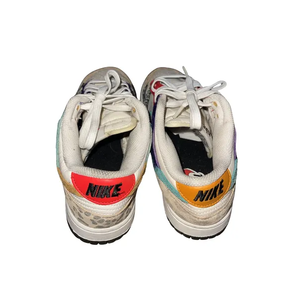 Nike Women Dunk Low SE Safari Mix Sneakers Size 8.5 DN3866-100 Athletic Shoes - Image 5