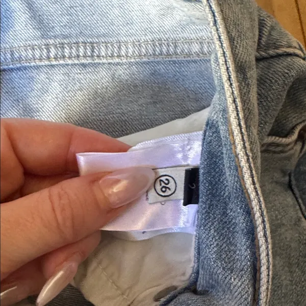 Classic Blue Denim Jeans Size 26 - Image 3