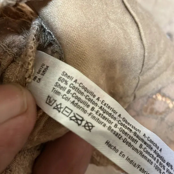 FINAL MARKDOWN Nordstrom Tan Lace Bandeau o s f m - Image 9