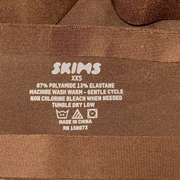 SKIMS Scoop Bralette Brown Size XXS - Image 7