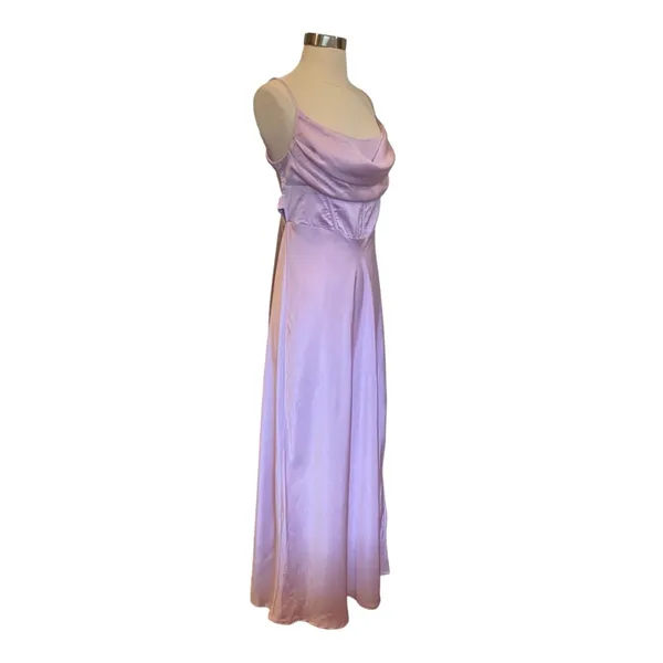 Princess Polly Lillie Midi Dress In Purple Size 10 - Image 8