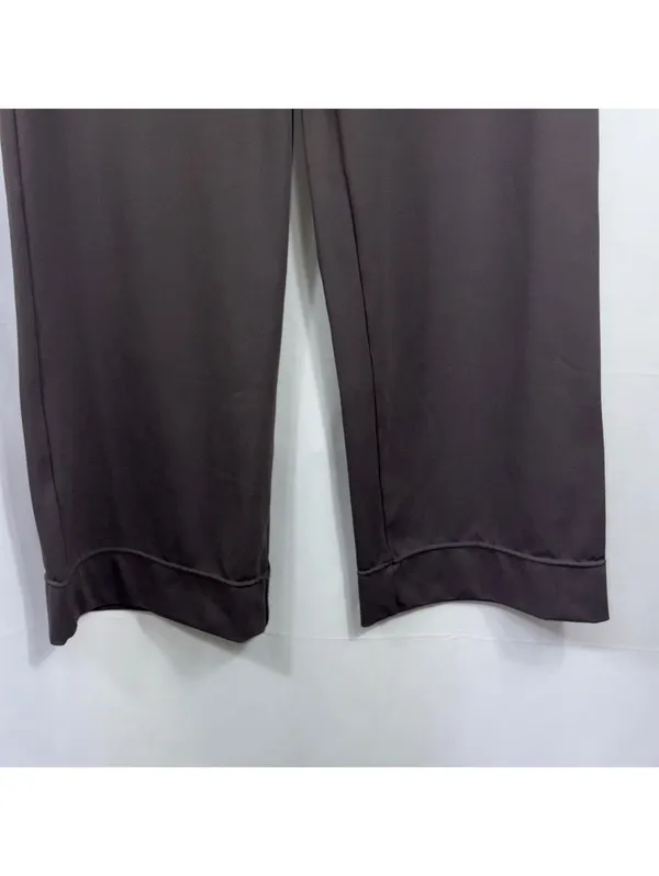 Halara Grey Button Front Wide Leg Pants Gray Size undefined - Image 4