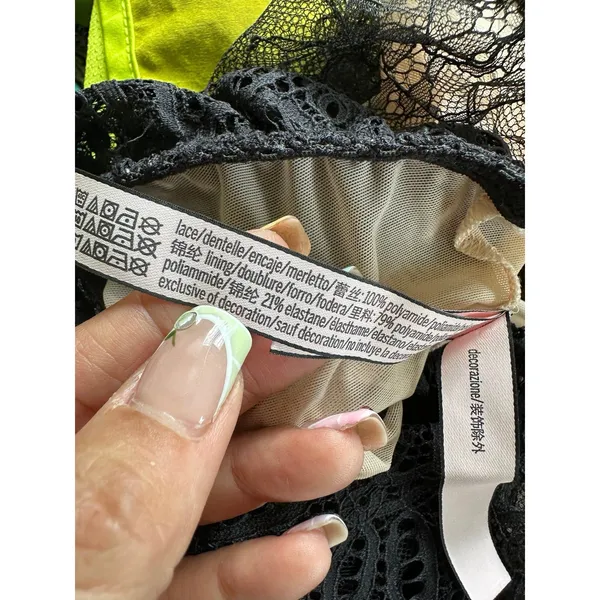 NWOT Victoria's Secret Dream Angels Convertible Lace Bralette Sexy Crop Top M - Image 6