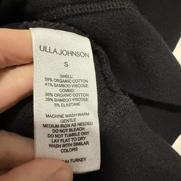 Ulla‎ Johnson Drew Puff Sleeve Pullover Bamboo Cotton Sweater Size Small - Image 5