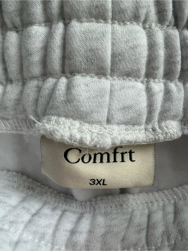 Comfrt Cloud Heather Gray Sweatpants Joggers Embroidered Logo Women Size 3X Plus - Image 9