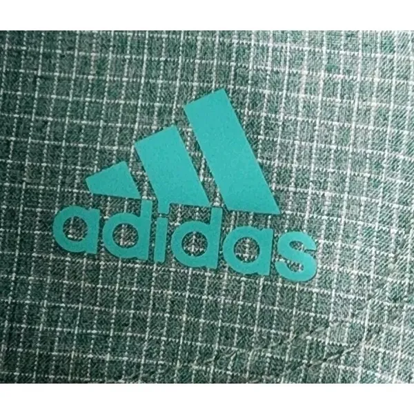 Adidas Running Shorts‎ Elastic Waist Activewear Athletic Gym Blue/Green - Image 2
