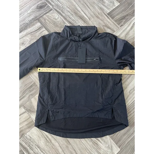 ALPHALETE Women’s Endure Performance Pullover Black Small Athletic Gym Jacket - Image 4