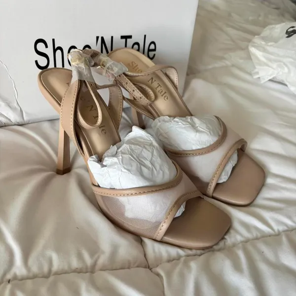 Cream Heels With A Touch Of Elegance - Image 2