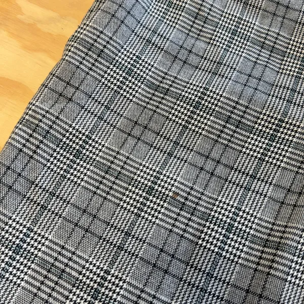 Ann Taylor Grey Glen Plaid Ankle Trousers Women's 6 Stretch Slim Dress Pants - Image 9