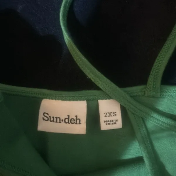 Sun-deh Aritzia Forest Green‎ Mini Tank Size 2XS - Image 5