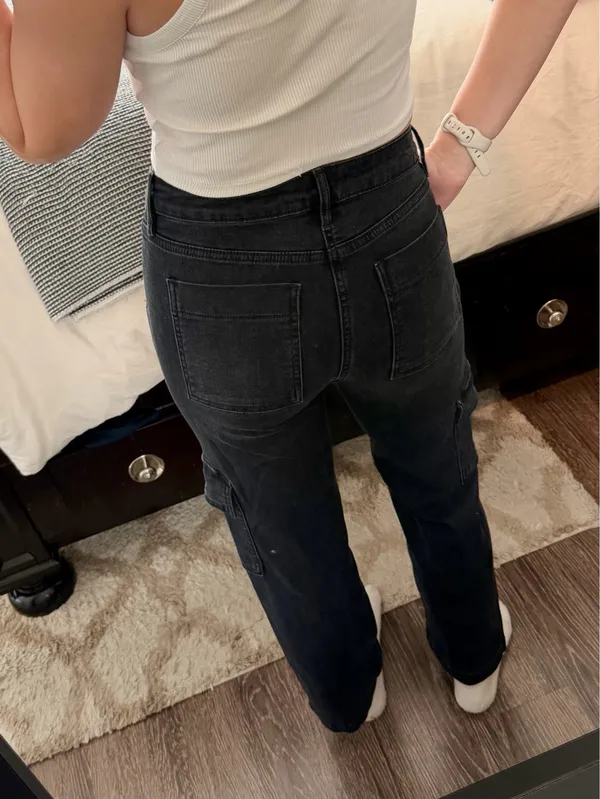 Altar’d State Iggy Cargo Straight Jeans - Image 4