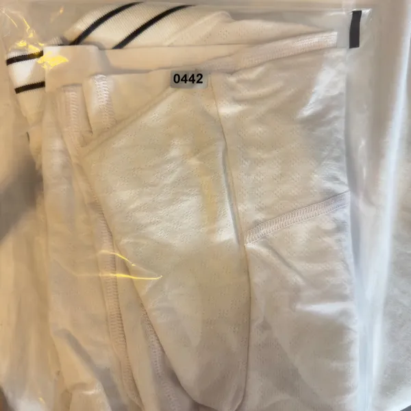 442 | NWT Calia Seamless‎ Cropped Polo Shirt Women's L Pure White - Image 7