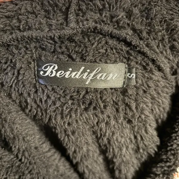 Sherpa Hoodie Black - Image 4