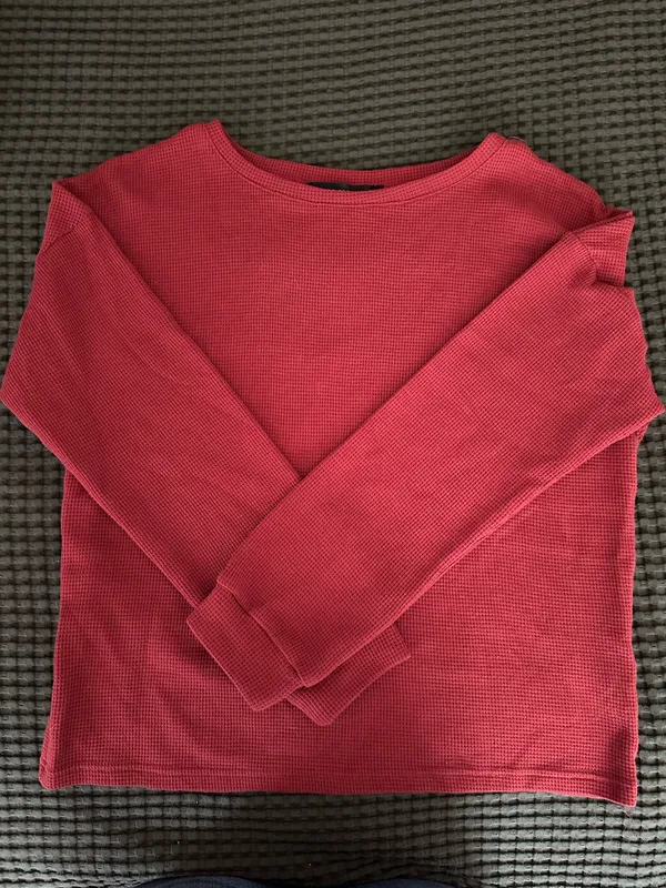 Burnt Red Thermal Long Sleeve Size M - Image 3
