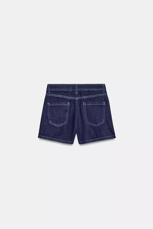 Zara Dark Denim Skort - Image 4