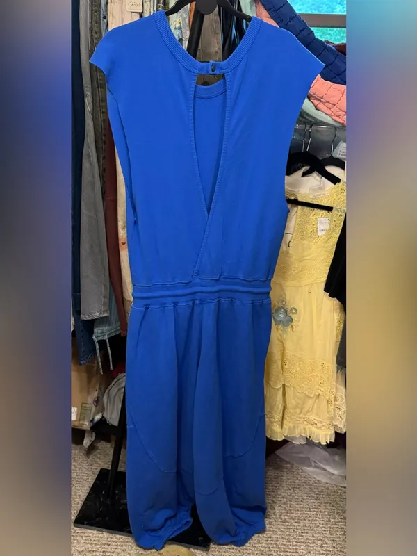 NWT Free People FP Movement Throw And Go Onesie - electric cobalt blue - XS - Image 8