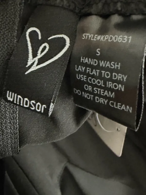 Windsor women’s Size S Black Satin Bodycon Mini Dress NWT(A500)✨ - Image 10