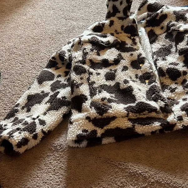 Le‎ lis animal print jacket M - Image 2