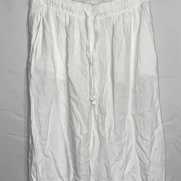 Subdued Italian White Pants size‎ small - Image 5