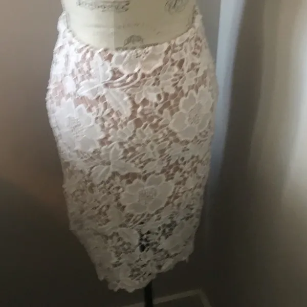 Sans Souchi Floral Lace Pencil Skirt Sz S - Image 2