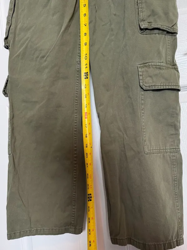 Alcott Pants Olive Multi Utility Cargo Women’s Trouser - US 26 - Image 6