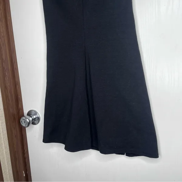 Free People Black V-Neck Mini Dress XS - Image 7