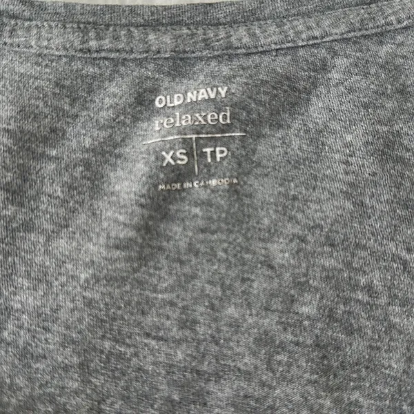 Old Navy‎ Grey Relaxed Long Sleeve Top Sz XS - Image 3
