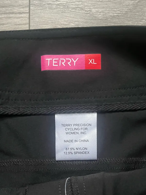 NEW Terry Cycling Black Active Outdoor Cargo Skirt Size XL Athletic Biking - Image 7