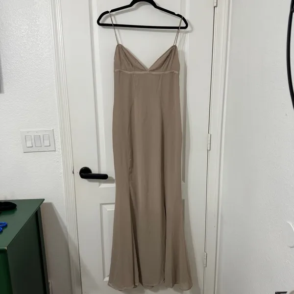 HOUSE OF CB 'Loren' Latte Corset Maxi Dress NWOT - Image 4