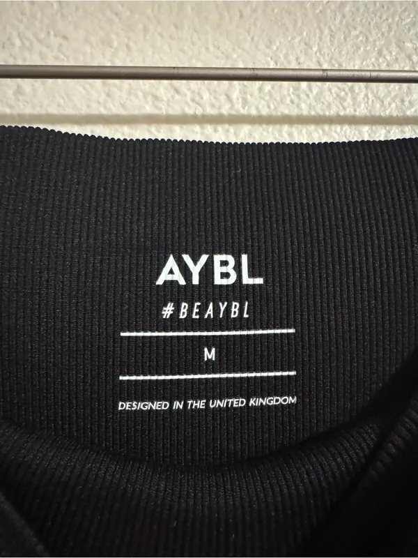 AYBL Black Seamless High-Waist Leggings - Image 2