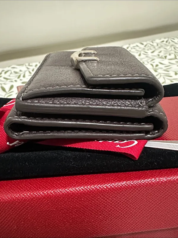 Cartier Leather Compact Wallet - Image 4