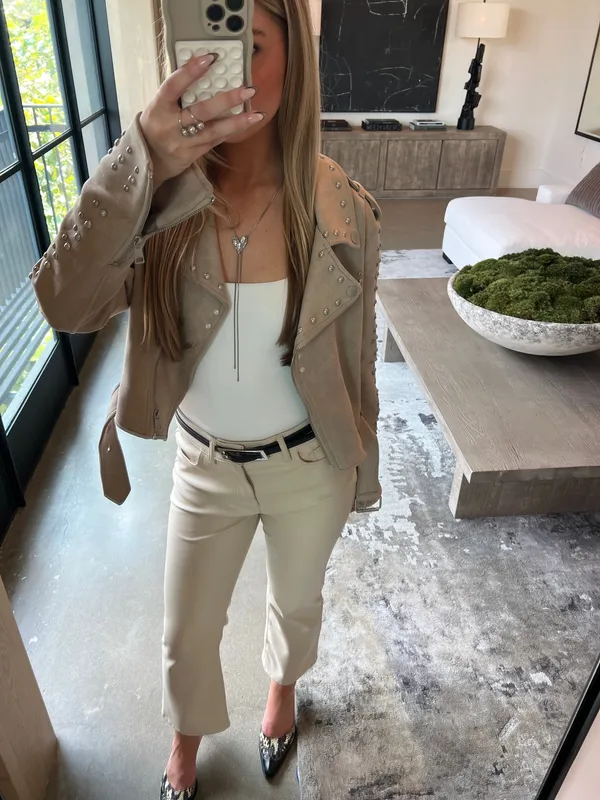 Tobi Studded Suede Jacket - Image 5