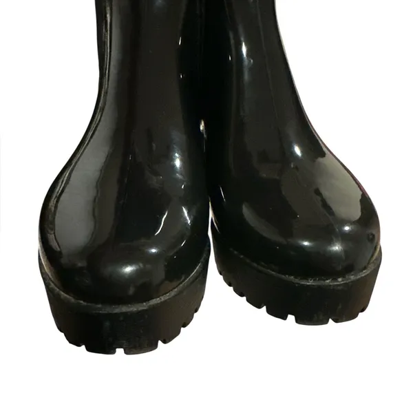 Jeffrey Campbell Sleek Black Women’s Rain Boots 8 - Image 6