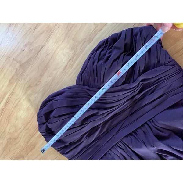 Bill Levkoff Purple strapless dress size 14 - Image 9